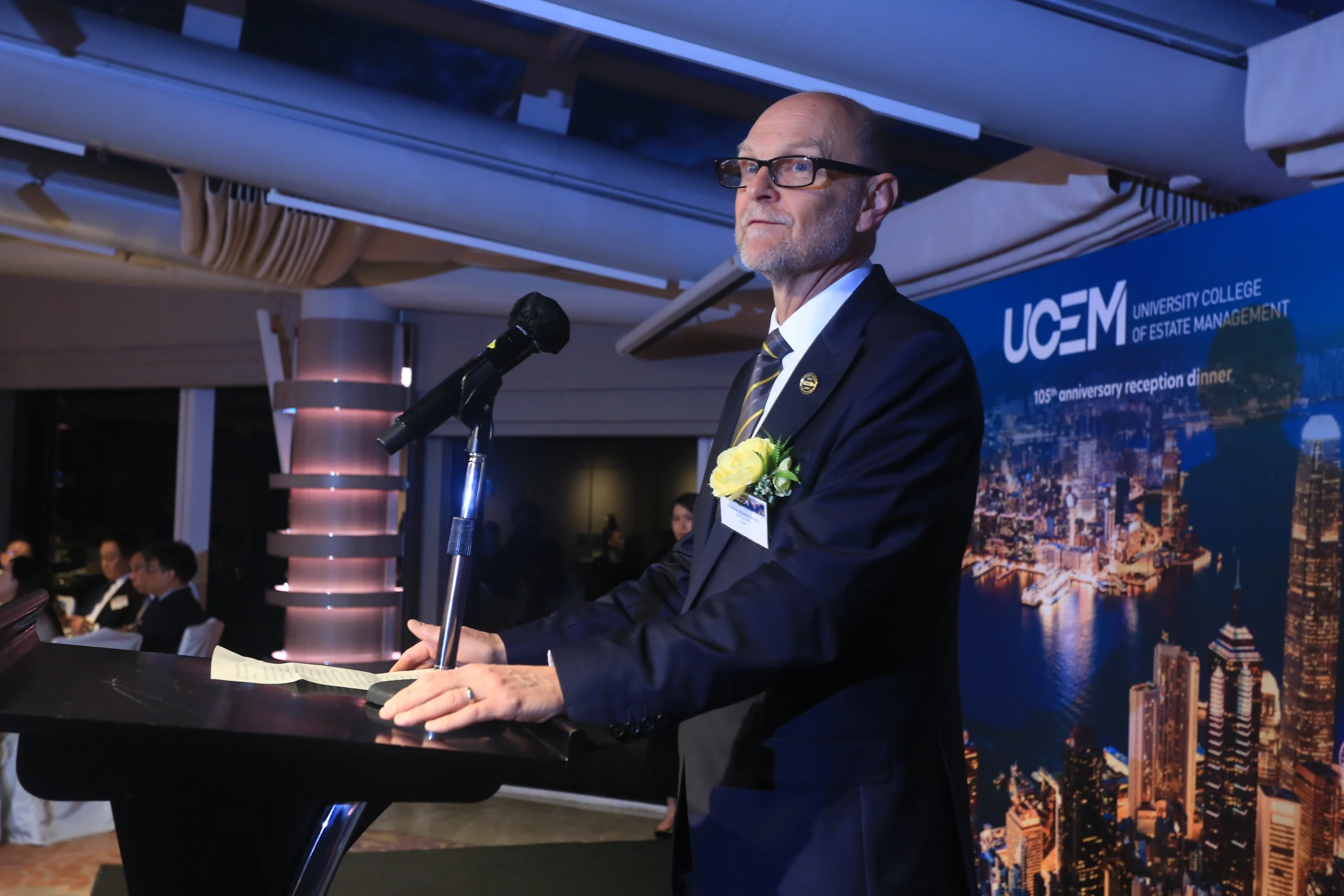 UCEM Vice Chancellor Ashley Wheaton celebrated UCEM's enduring presence and influence in Hong Kong and emphasised sustainability remains a cornerstone of strategic vision for growth at UCEM